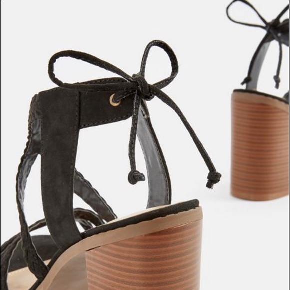 JustFab Brenda Braided Heeled Sandal - Picture 4 of 5